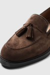 Selected Blake Suede Tassel Loafer Chocolate Brown