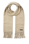 Jack & Jones Solid Woven Scarf Pure Cashmere