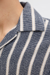 Jack & Jones Coba Stripe Resort Shirt SS Ocean Cavern