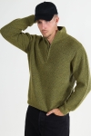 Solid Mathew Half Zip Olive Drab