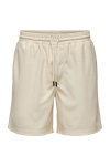 ONLY & SONS Tel Regular Plizze Shorts Moonstruck