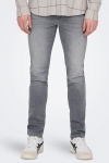 ONLY & SONS Loom Slim One Denim Jeans Light Grey Denim