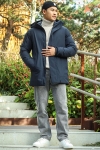 Jack & Jones Keen Parka Jacket Dark Navy