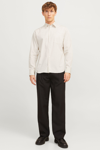 Cody Relaxed Fit Poplin LS Shirt Moonbeam