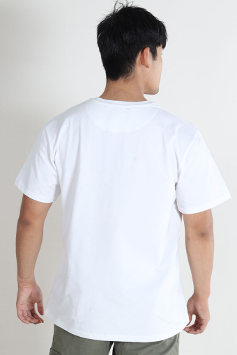 Cross Logo Organic Tee White