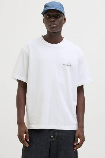 Marrakesh Back Tee SS  Bright White Flowers