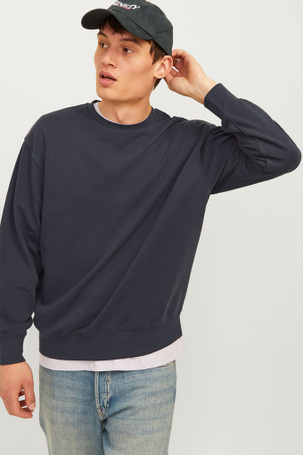 Charge Sweat Crewneck Loose Fit Dark Navy