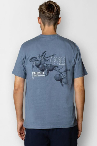 Fresh T-shirt SS Dusty Blue