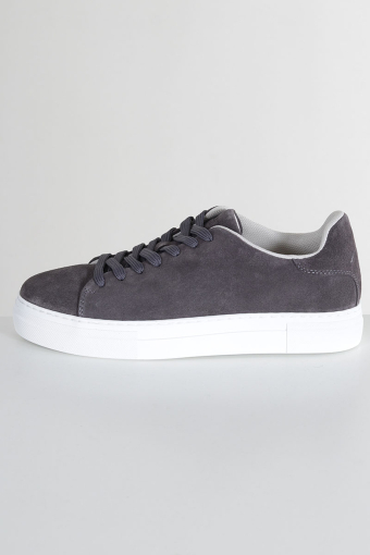 David Chunky Suede Leather Sneaker Dark Grey