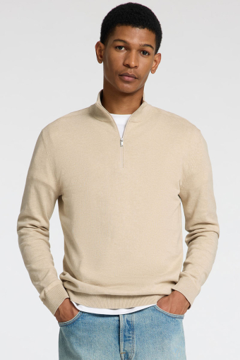 Berg Half Zip Knit Oatmeal