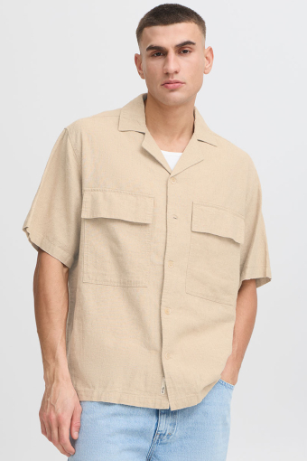 Paarth Shirt Oatmeal Melange