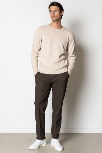 Oscar knit Ecru Melange