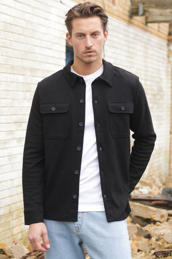 KODYL OVERSHIRT SWEAT Black