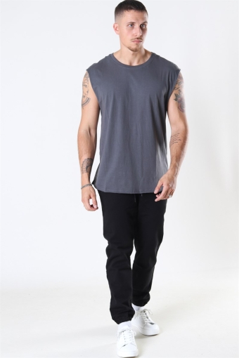 Open Edge Sleeveless Tee Dark Shadow