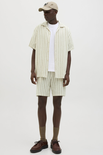 Coba Stripe Resort Shirt SS Cedar