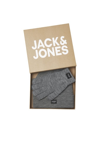 Beanie & Glove Knit Giftbox Grey Melange