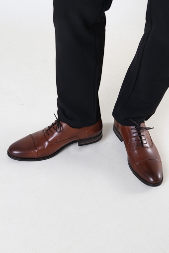 Donald Læder Shoe Cognac