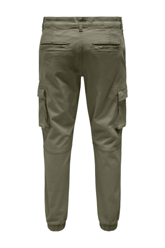 Cam Stage Cargo Cuff Pants Deep Lichen Green