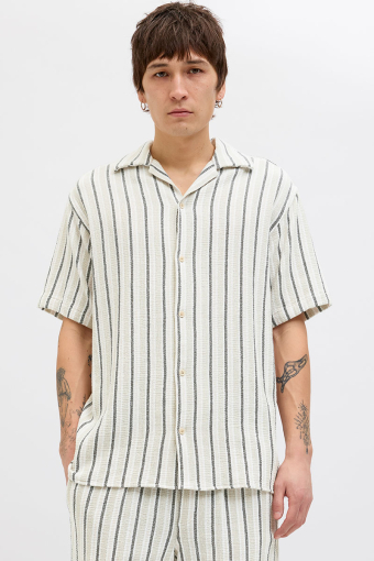 Coba Stripe Resort Shirt SS Celadon Tint