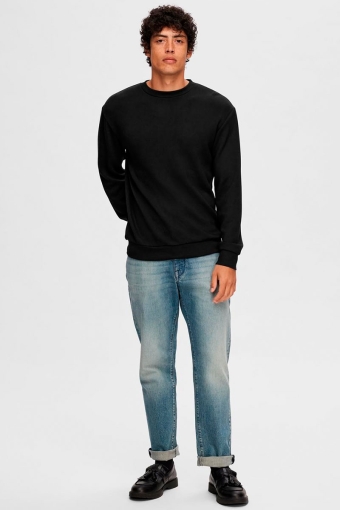 Emanuel Soft Crew Neck Sweat Black