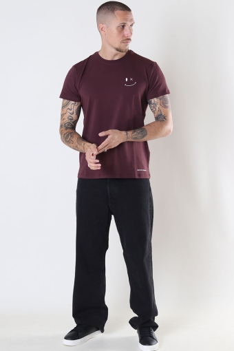 Patrick Organic Tee Dark Plum