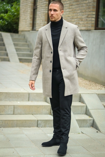 Morrison Wool Coat Greige