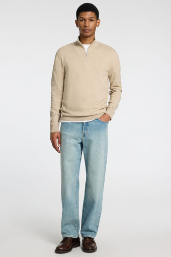 Berg Half Zip Knit Oatmeal