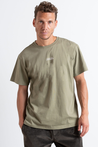 Cohen Brushed Tee SS Dusty Green