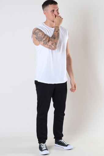 Open Edge Sleeveless Tee White