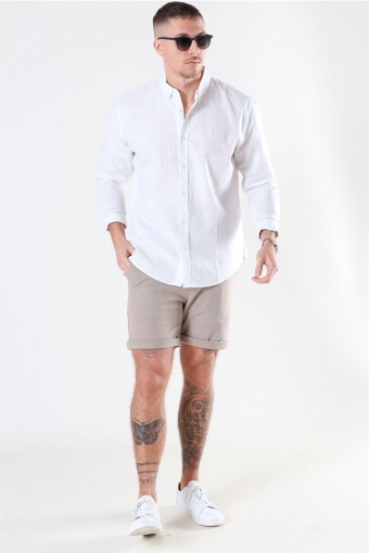 Cotton Linen Shirt White