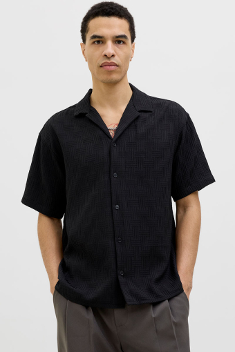 Matteo Resort Shirt SS Black