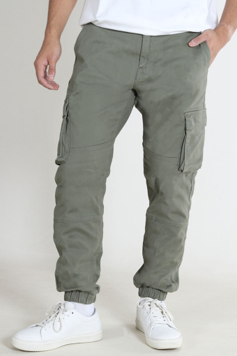 Cam Stage Cargo Cuff Pants Deep Lichen Green