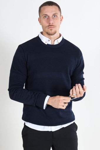 Hannes Cotton knit Sky Captain