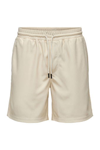 Tel Regular Plizze Shorts Moonstruck