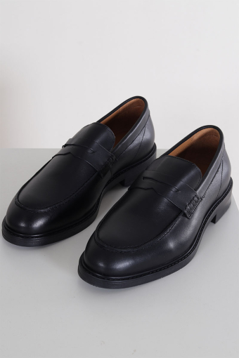 Blake Leather Penny Loafer Black