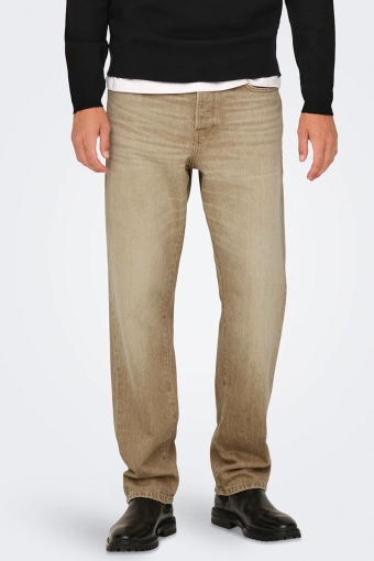 Edge Straight Fit 2140 Jeans Beige