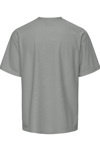 Fred Relaxed Plizze Tee Limestone