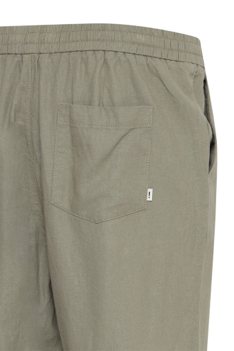 Allan Elsticated Wide Fit Linen Pants Vetiver