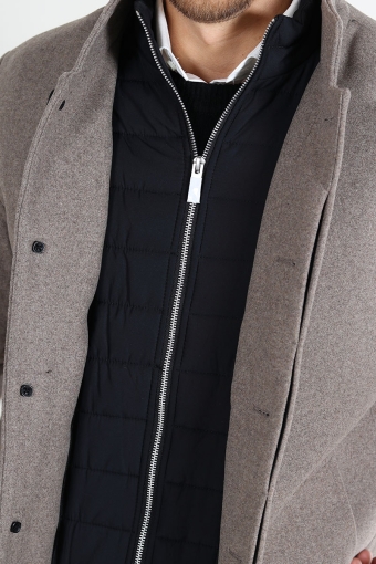 Harrison Wool Jacket  Greige