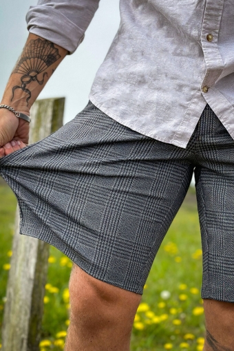 MARK SHORTS AOP GW 9927 Medium Grey Melange