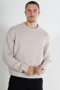 ONLY & SONS Rory Boucle Crew Knit Silver Lining