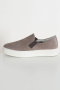 Selected David Chunky Suede Slip On Sneaker Greige