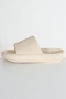 Basic Brand Soft Beach Sandal Beige