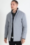 Jack & Jones Harrison Wool Jacket  Light Grey Melange